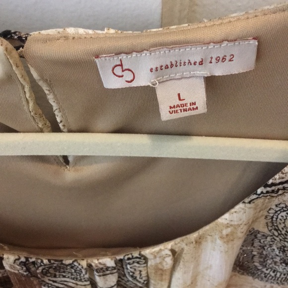 Blouse - flowwy with gold shimmer pipes throughout - Picture 6 of 6